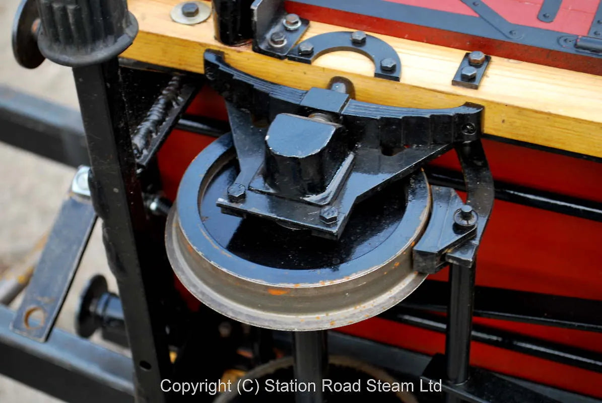 7 1/4 inch gauge planked wagon driving truck