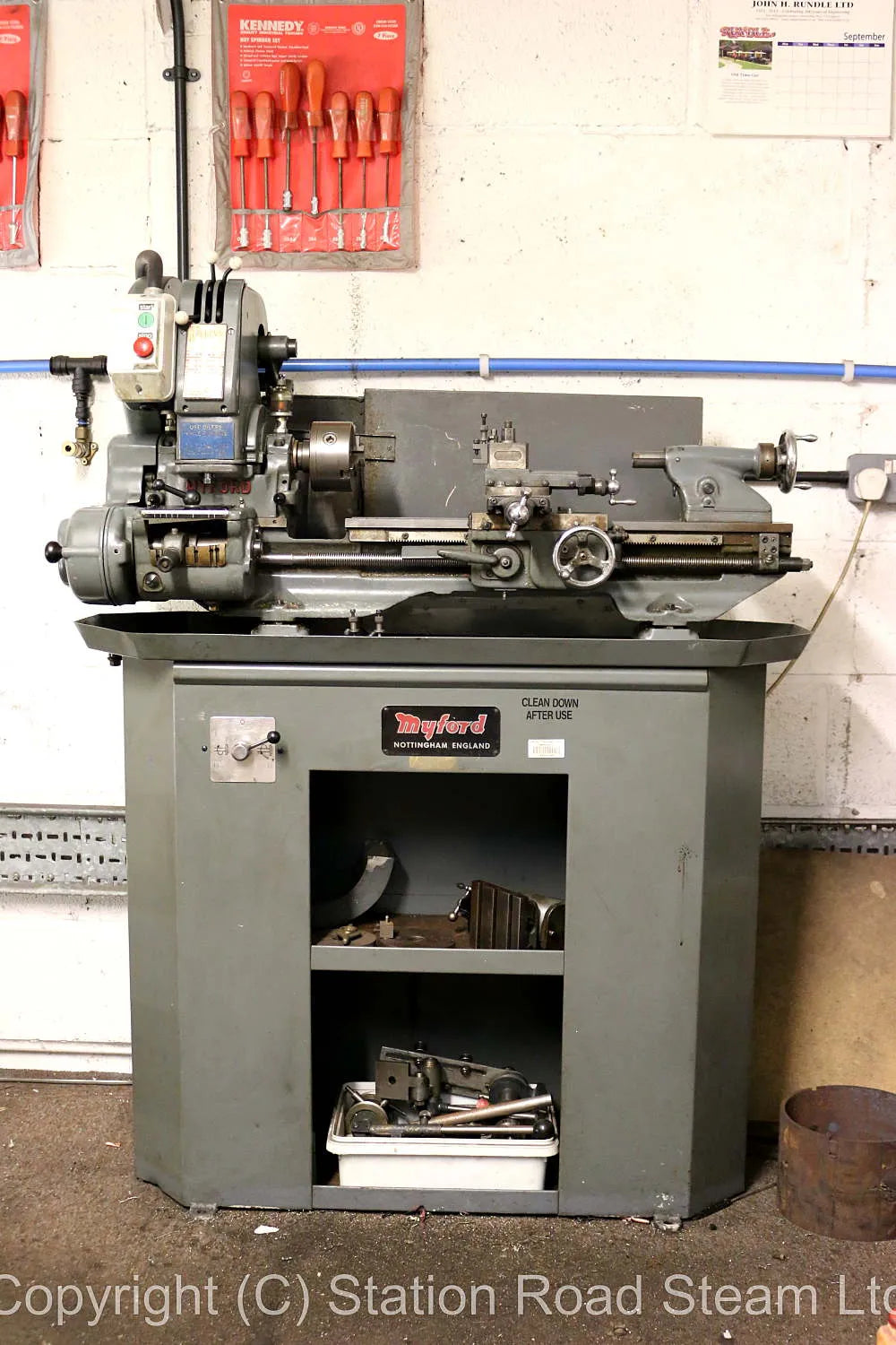 Myford ML7B Tri-leva lathe