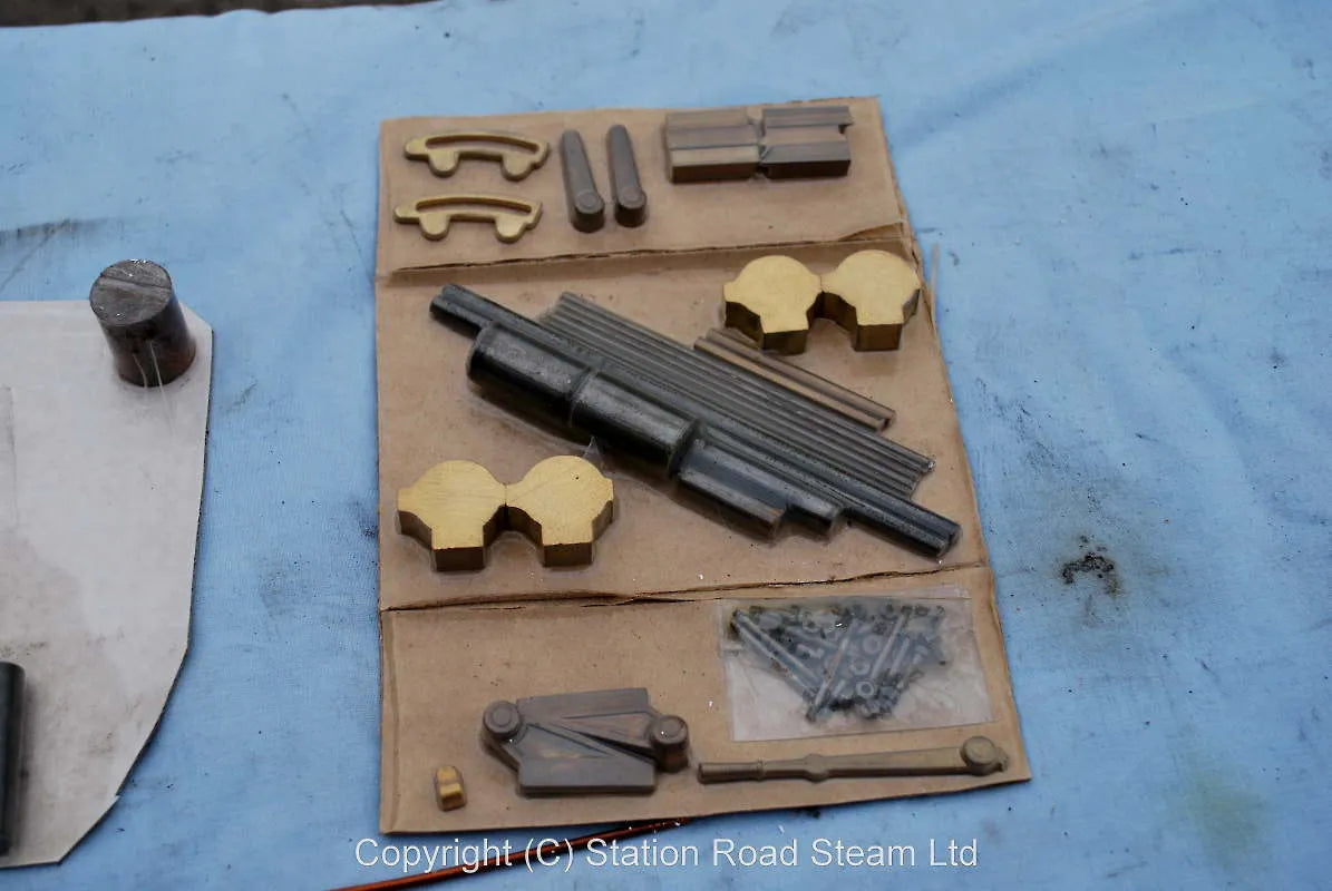 Stuart D10 reversing gear and pump castings