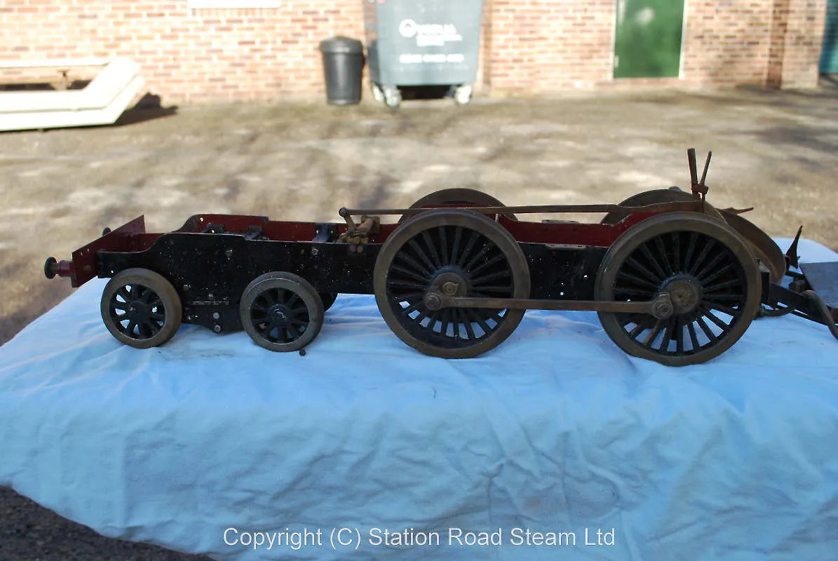 3 1/2 inch gauge part-built ancient 4-4-0