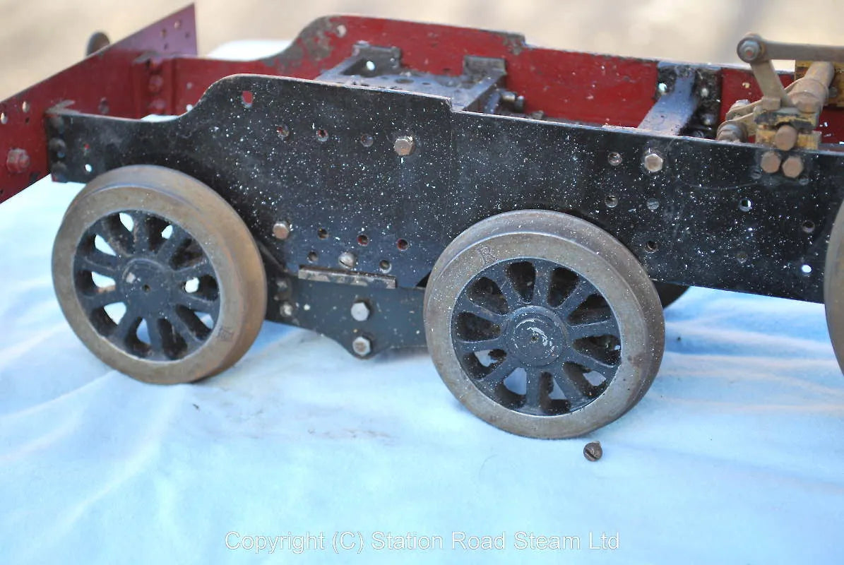 3 1/2 inch gauge part-built ancient 4-4-0