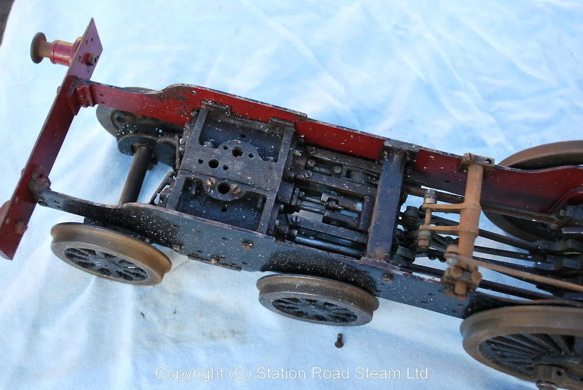 3 1/2 inch gauge part-built ancient 4-4-0