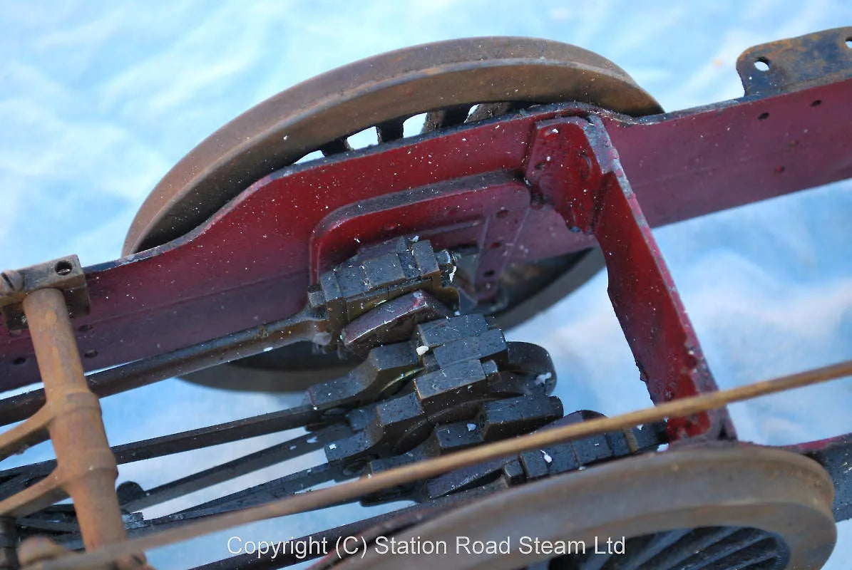 3 1/2 inch gauge part-built ancient 4-4-0