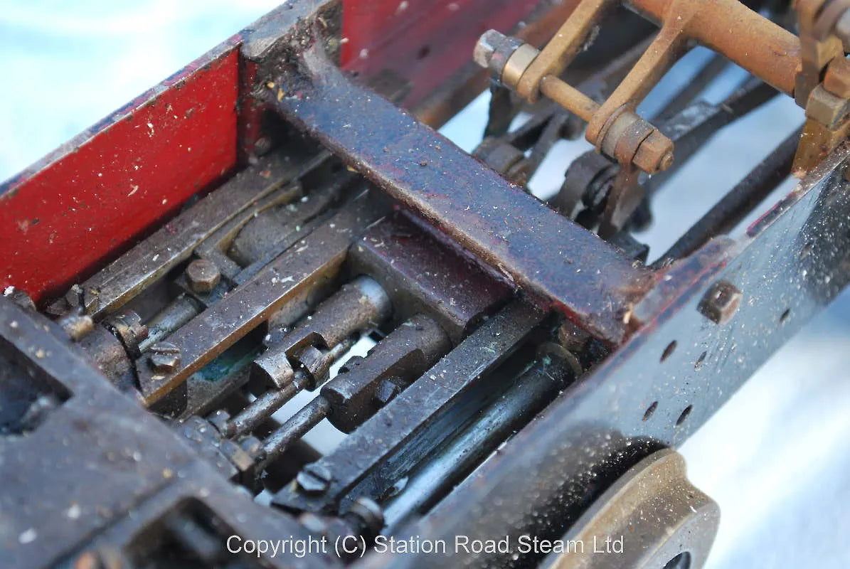 3 1/2 inch gauge part-built ancient 4-4-0
