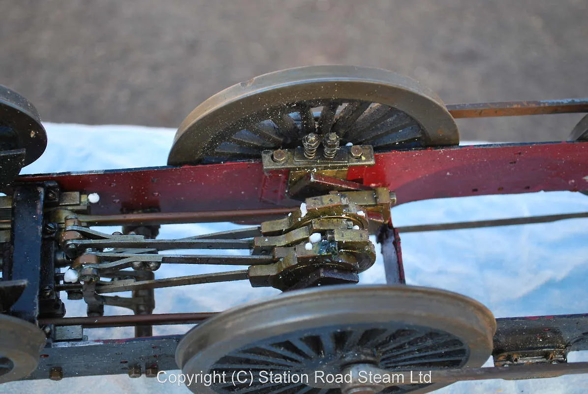 3 1/2 inch gauge part-built ancient 4-4-0