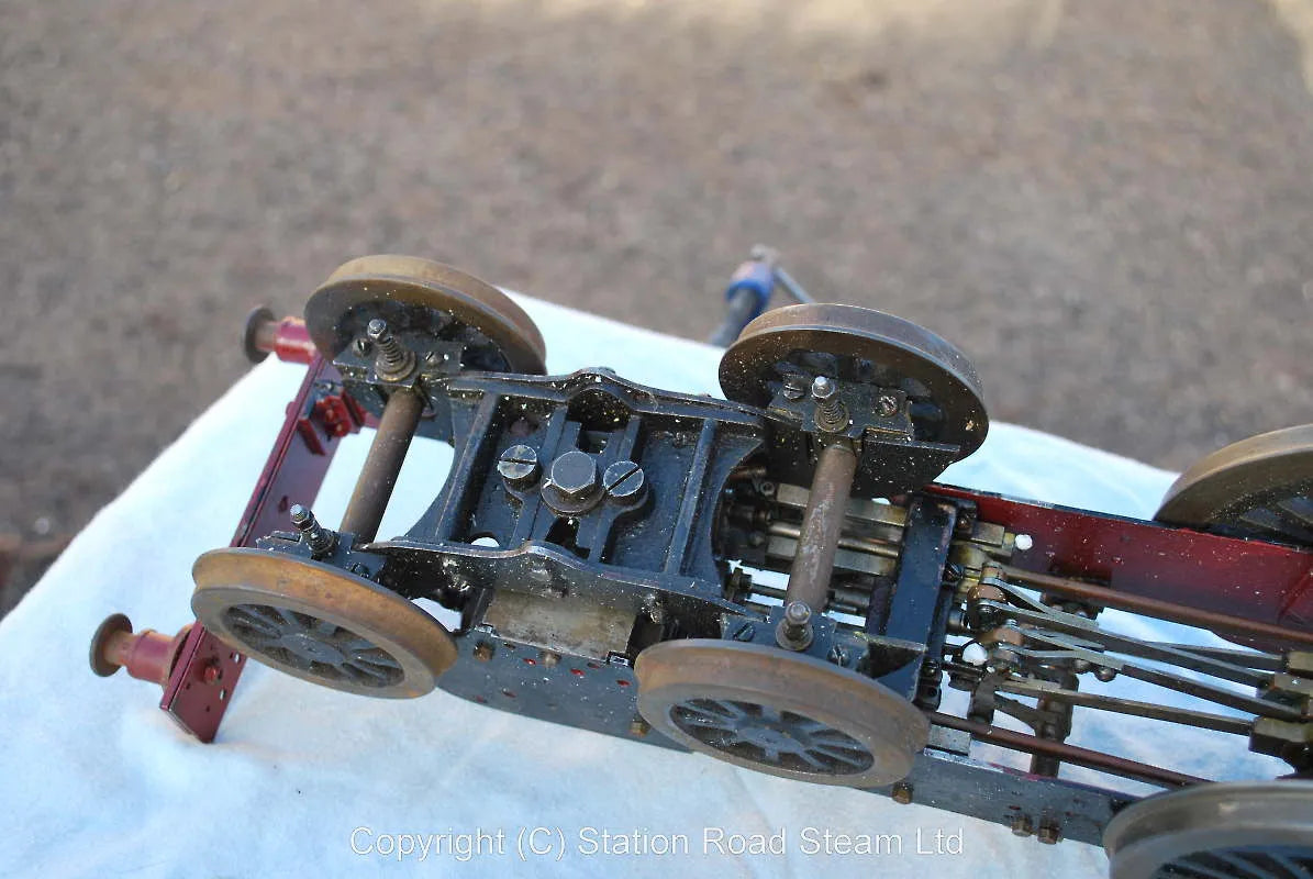 3 1/2 inch gauge part-built ancient 4-4-0