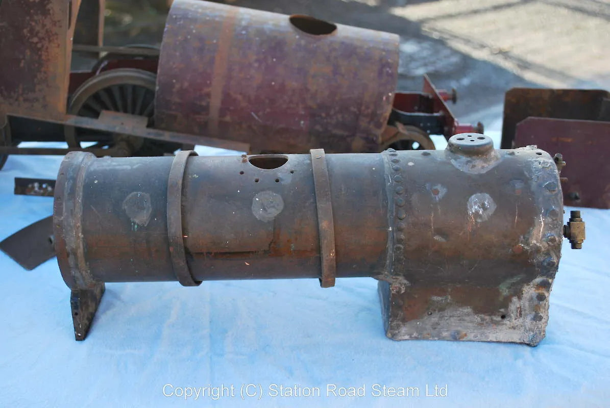 3 1/2 inch gauge part-built ancient 4-4-0