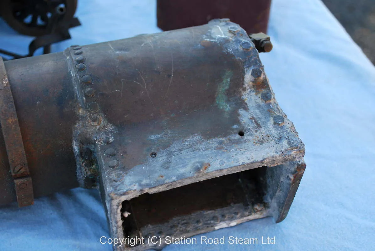 3 1/2 inch gauge part-built ancient 4-4-0