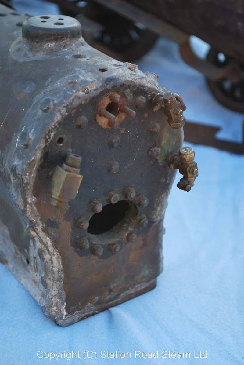 3 1/2 inch gauge part-built ancient 4-4-0