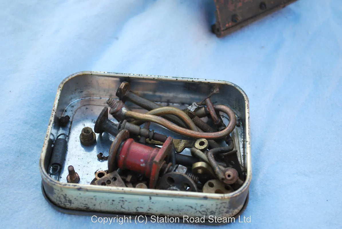 3 1/2 inch gauge part-built ancient 4-4-0