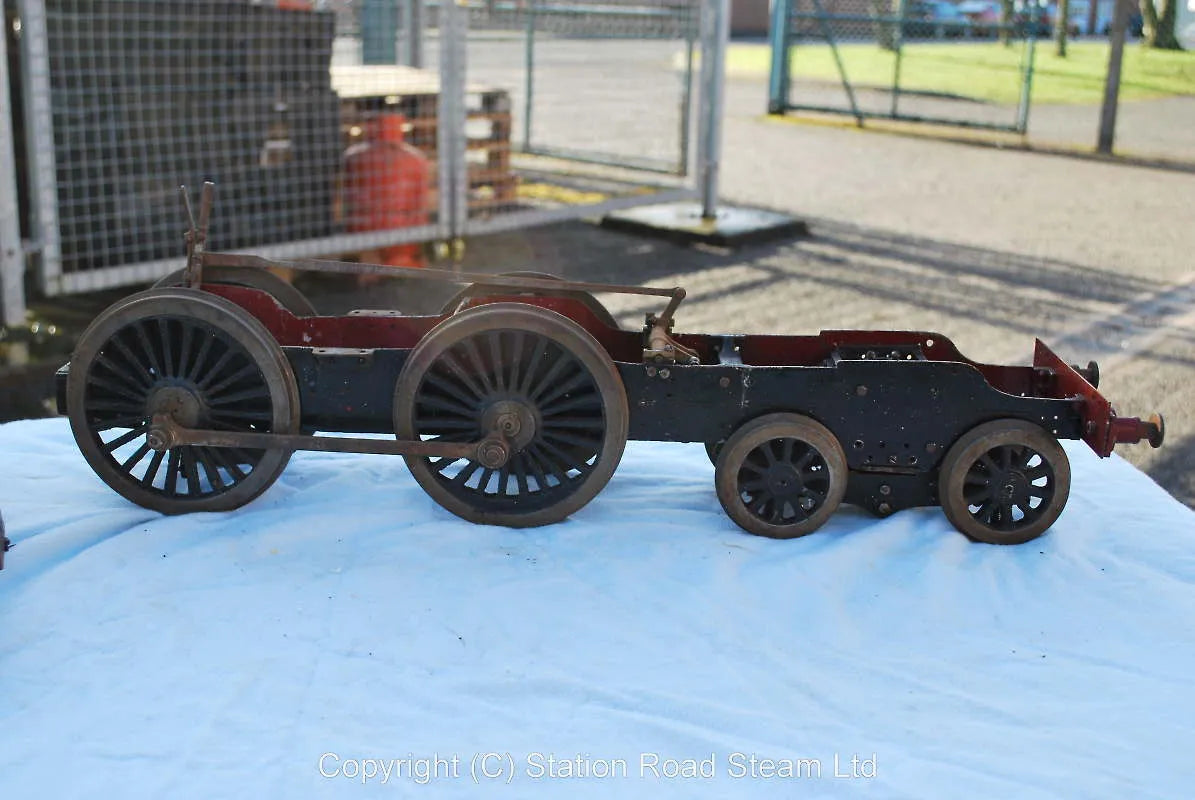 3 1/2 inch gauge part-built ancient 4-4-0