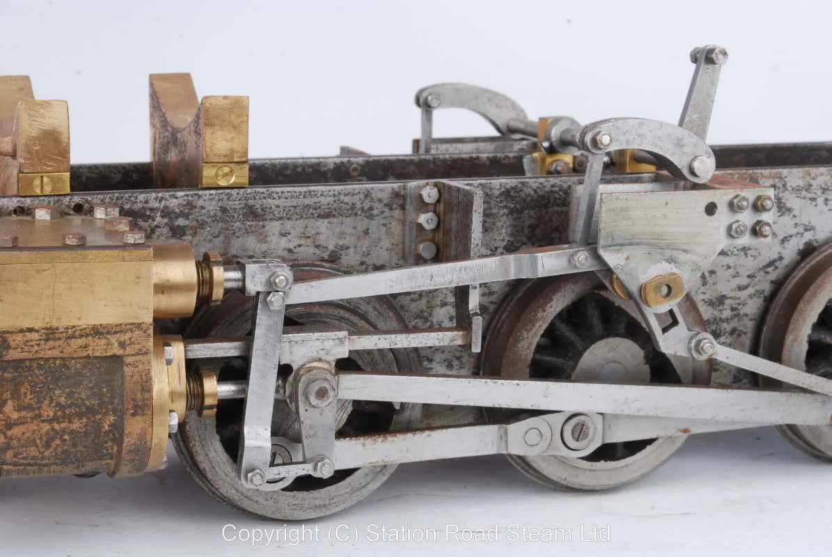 Part-built 2 1/2 inch gauge "Austere Ada" 2-8-0 with drawings
