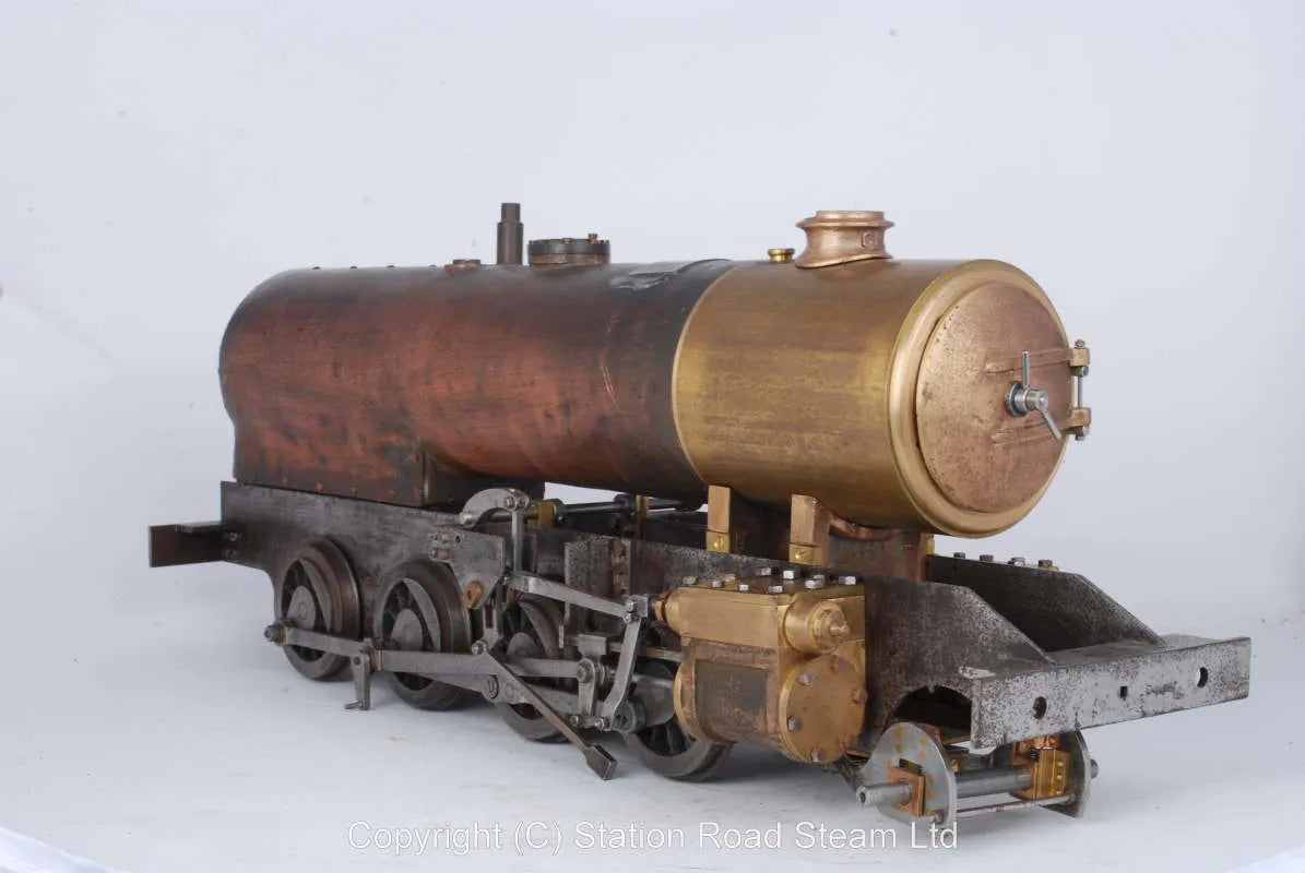 Part-built 2 1/2 inch gauge "Austere Ada" 2-8-0 with drawings