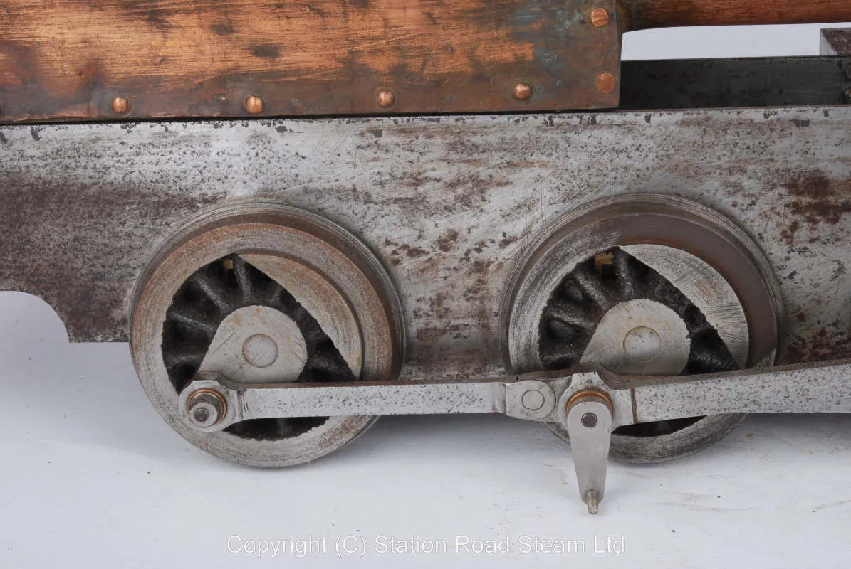 Part-built 2 1/2 inch gauge "Austere Ada" 2-8-0 with drawings