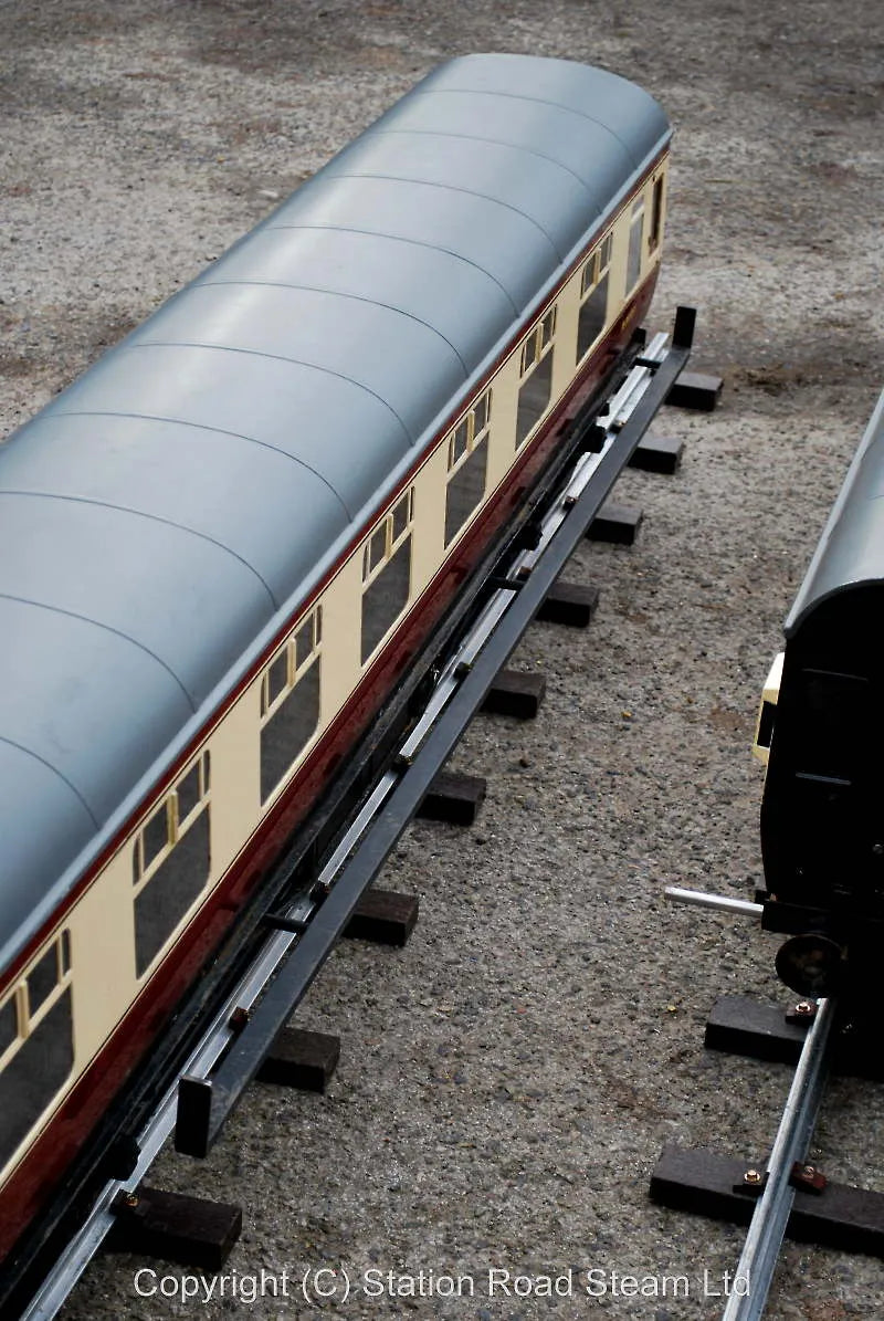 Three 7 1/4 inch gauge Aristocraft coaches