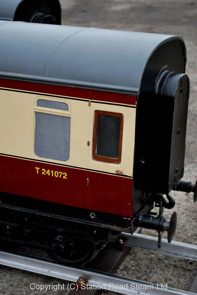 Three 7 1/4 inch gauge Aristocraft coaches