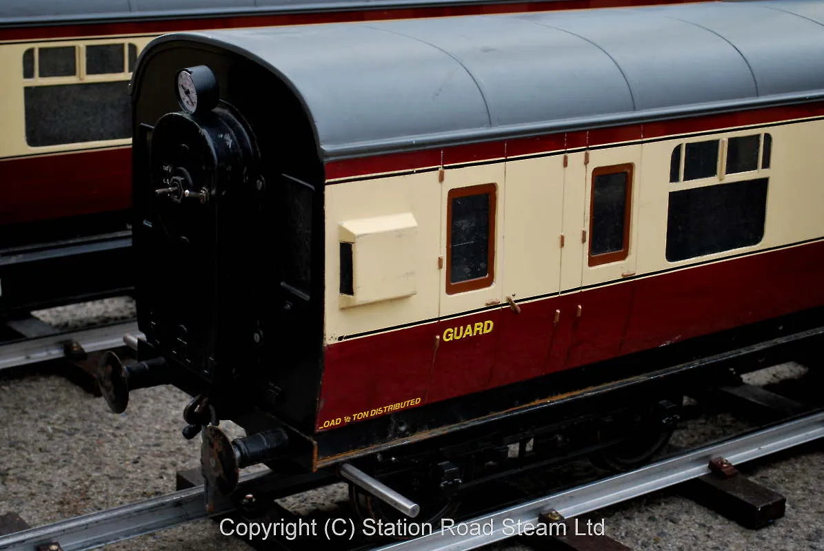 Three 7 1/4 inch gauge Aristocraft coaches