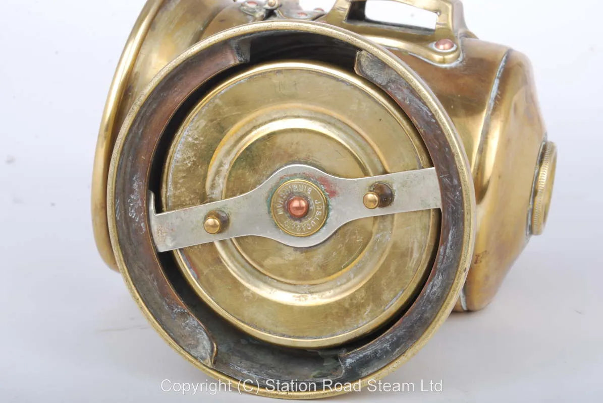 Brass oil lamp