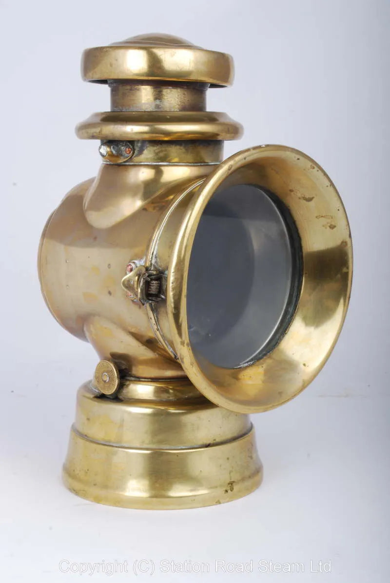 Brass oil lamp