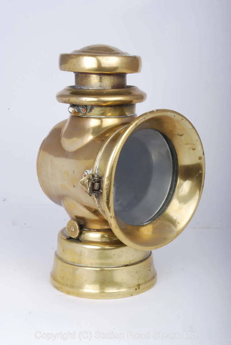 Brass oil lamp