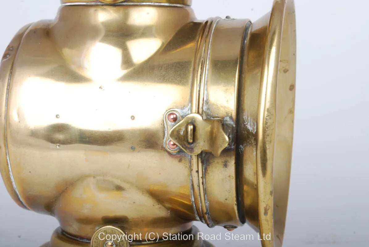 Brass oil lamp