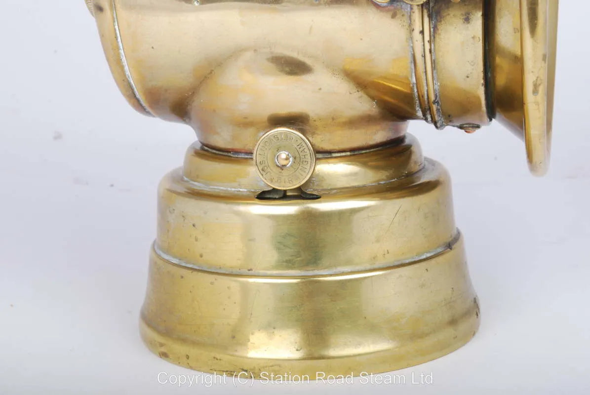 Brass oil lamp