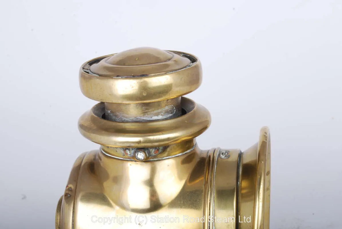 Brass oil lamp