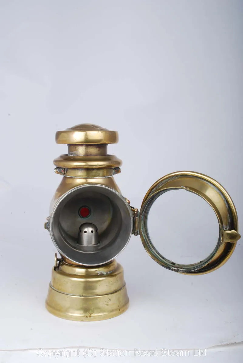 Brass oil lamp