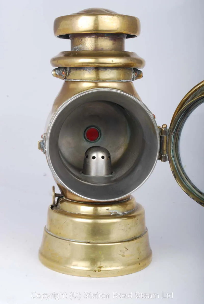 Brass oil lamp