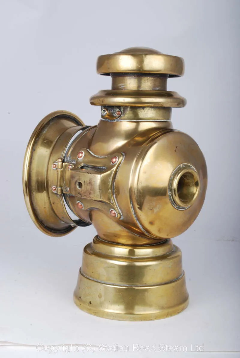 Brass oil lamp