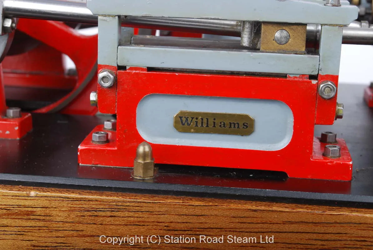 Twin cylinder mill engine with governor