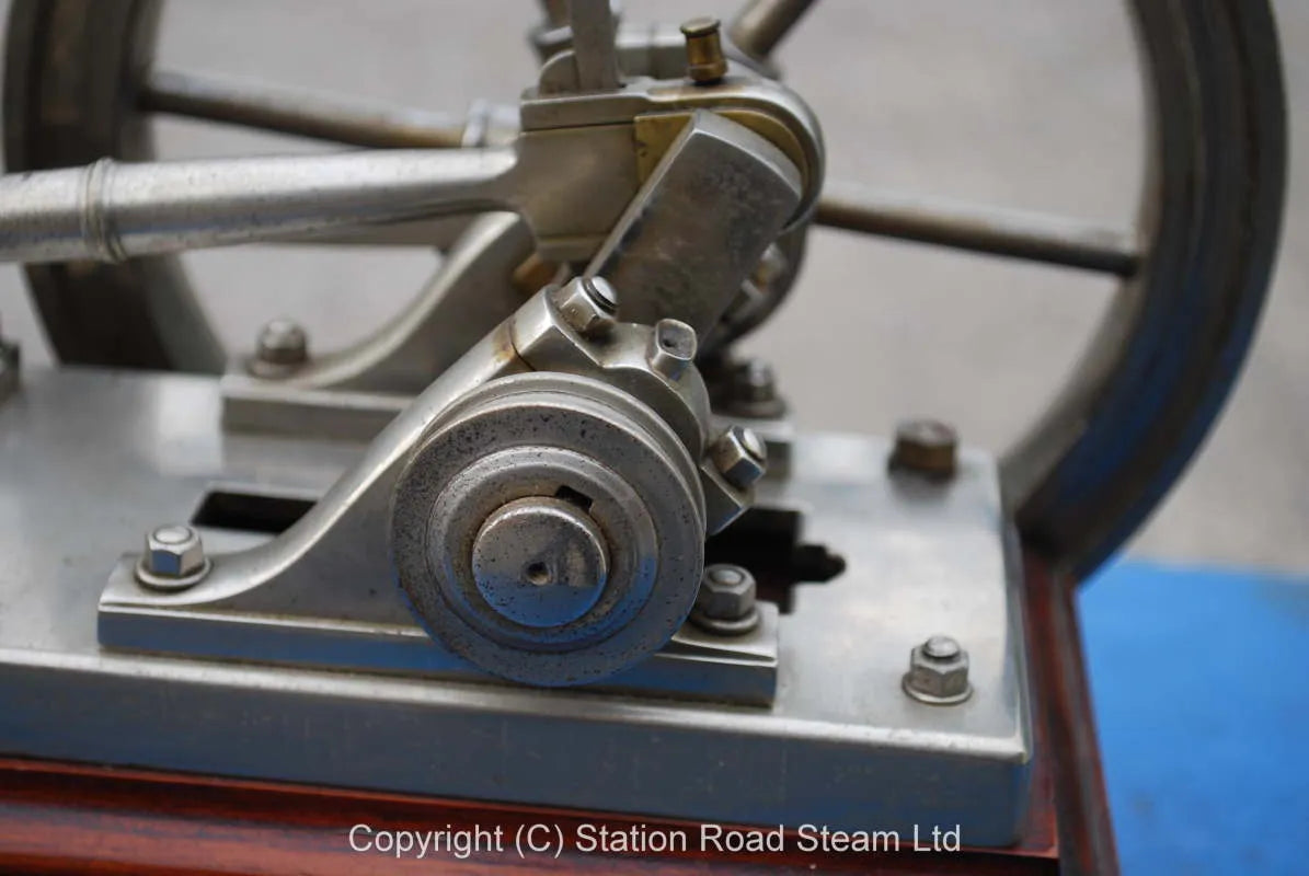 Presentation model mill engine, nickel plate finish