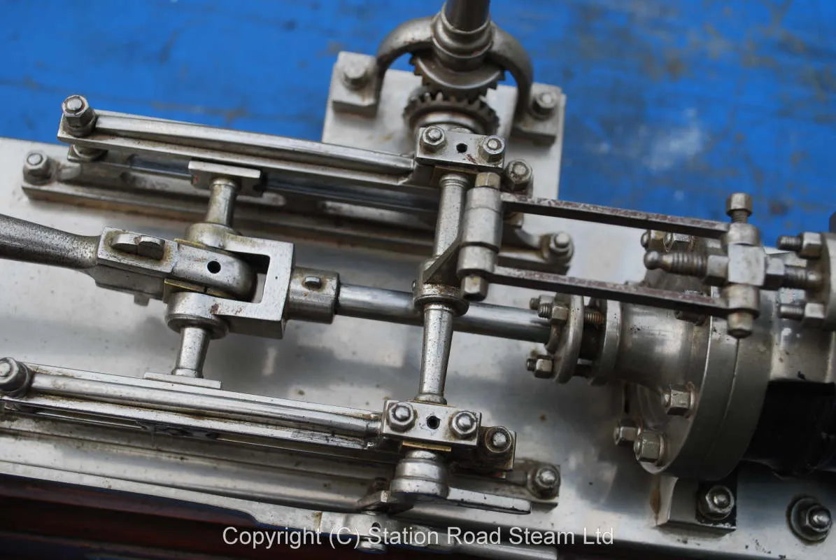 Presentation model mill engine, nickel plate finish