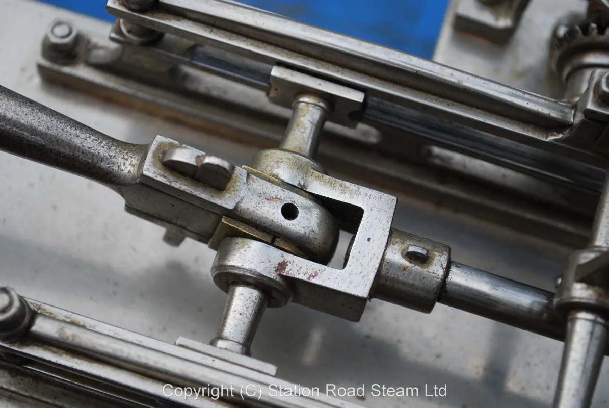 Presentation model mill engine, nickel plate finish