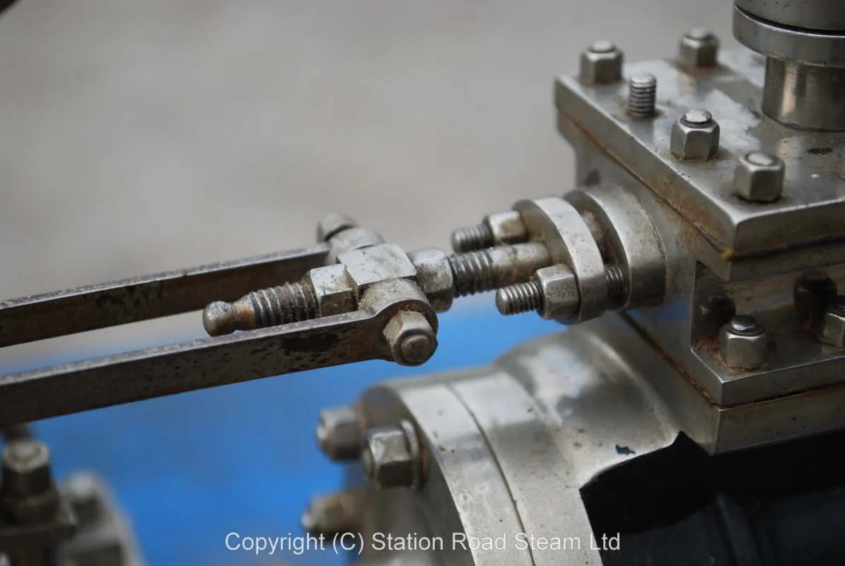 Presentation model mill engine, nickel plate finish