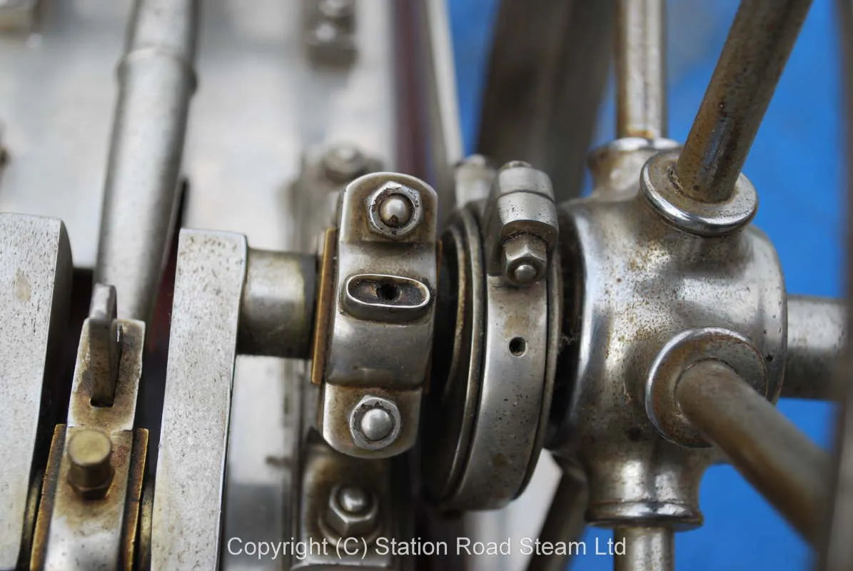 Presentation model mill engine, nickel plate finish