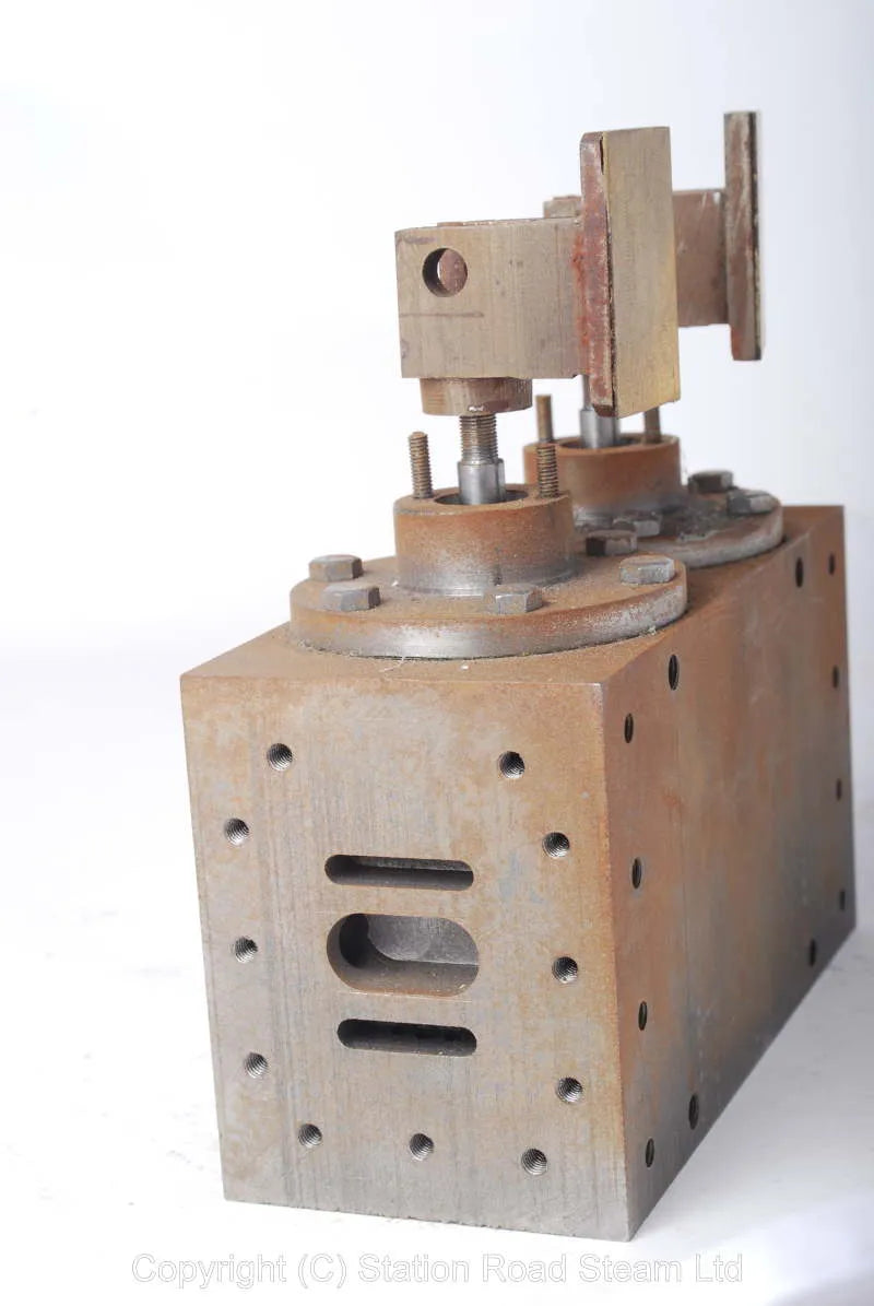 Pair machined 7 1/4 inch gauge inside cylinders