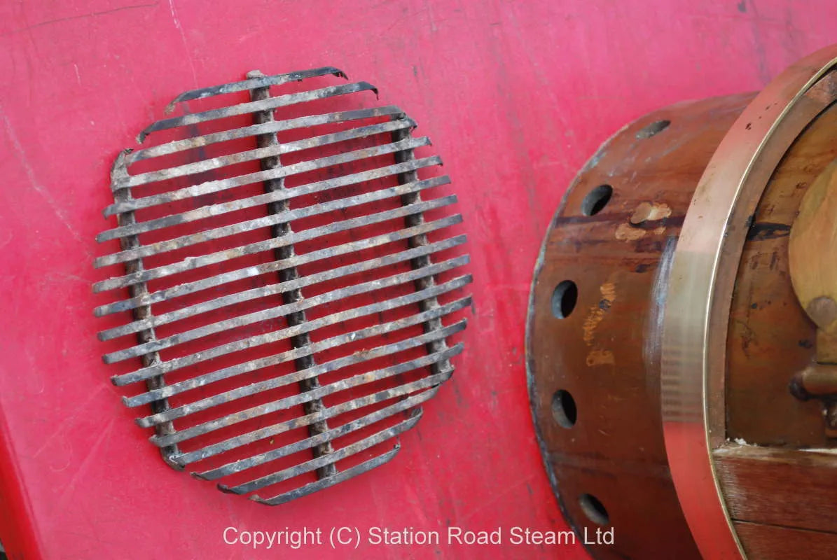 Large wooden clad copper vertical boiler