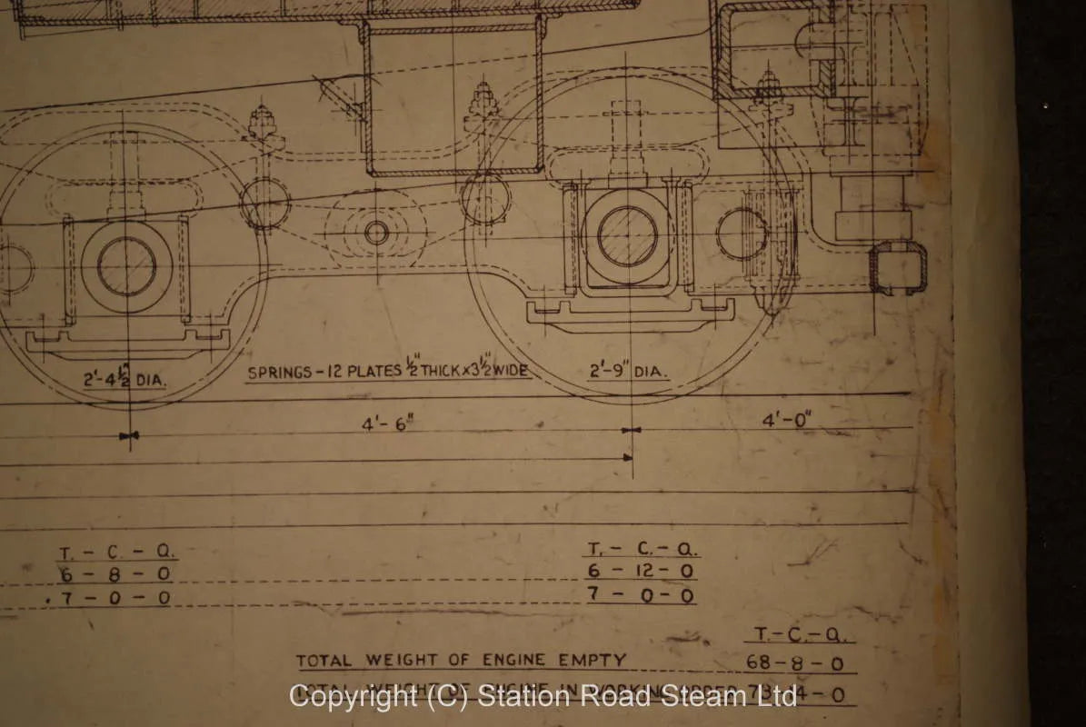 Large quantity works drawings, South African locomotives etc