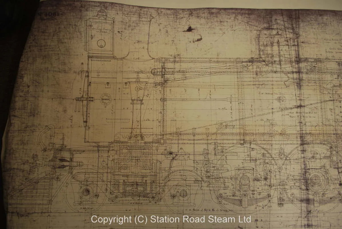 Large quantity works drawings, South African locomotives etc