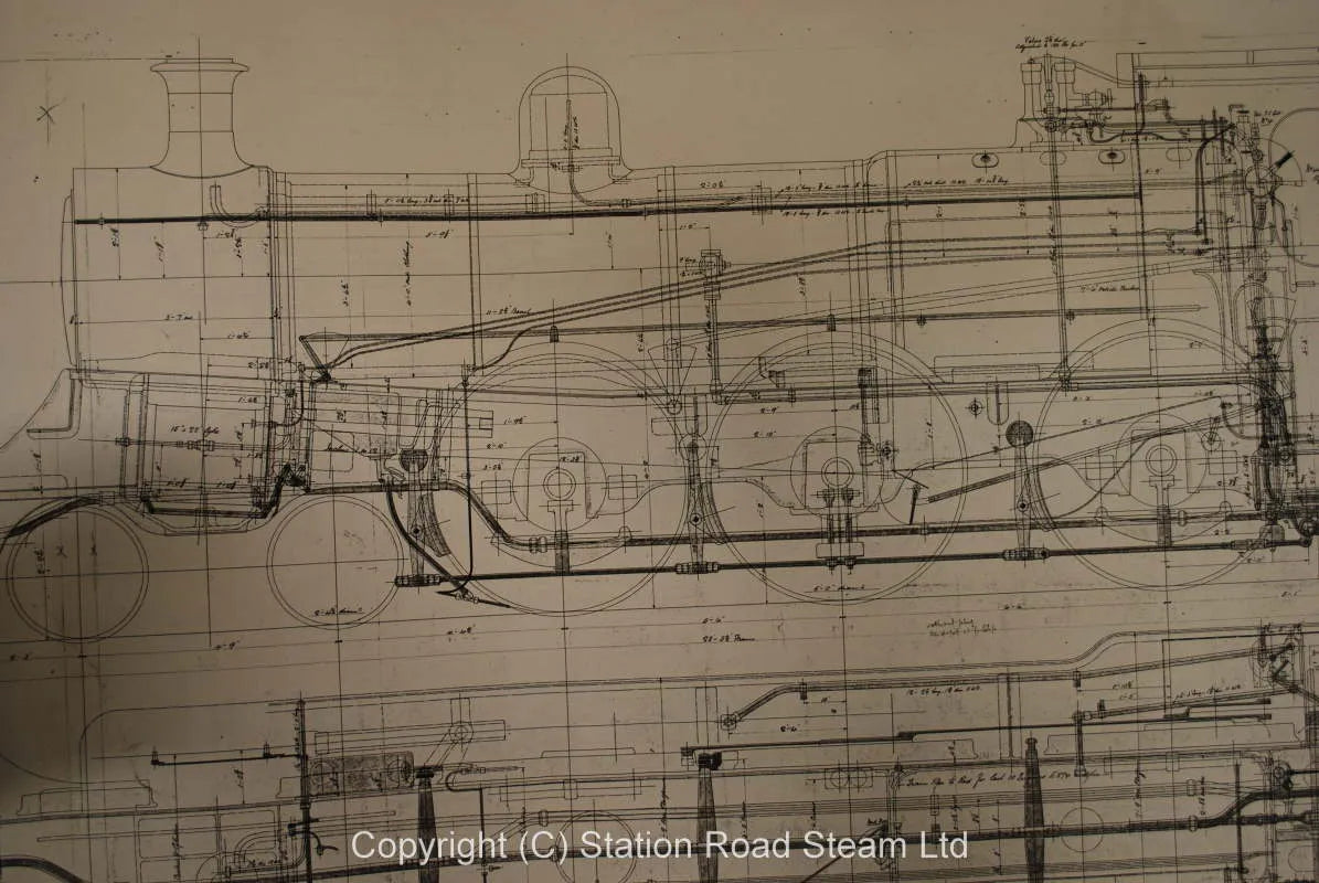 Large quantity works drawings, South African locomotives etc