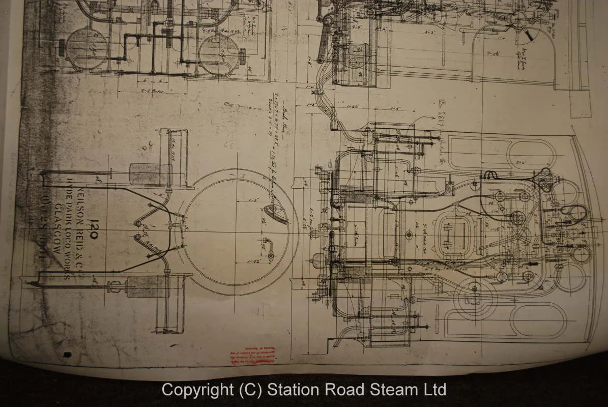 Large quantity works drawings, South African locomotives etc