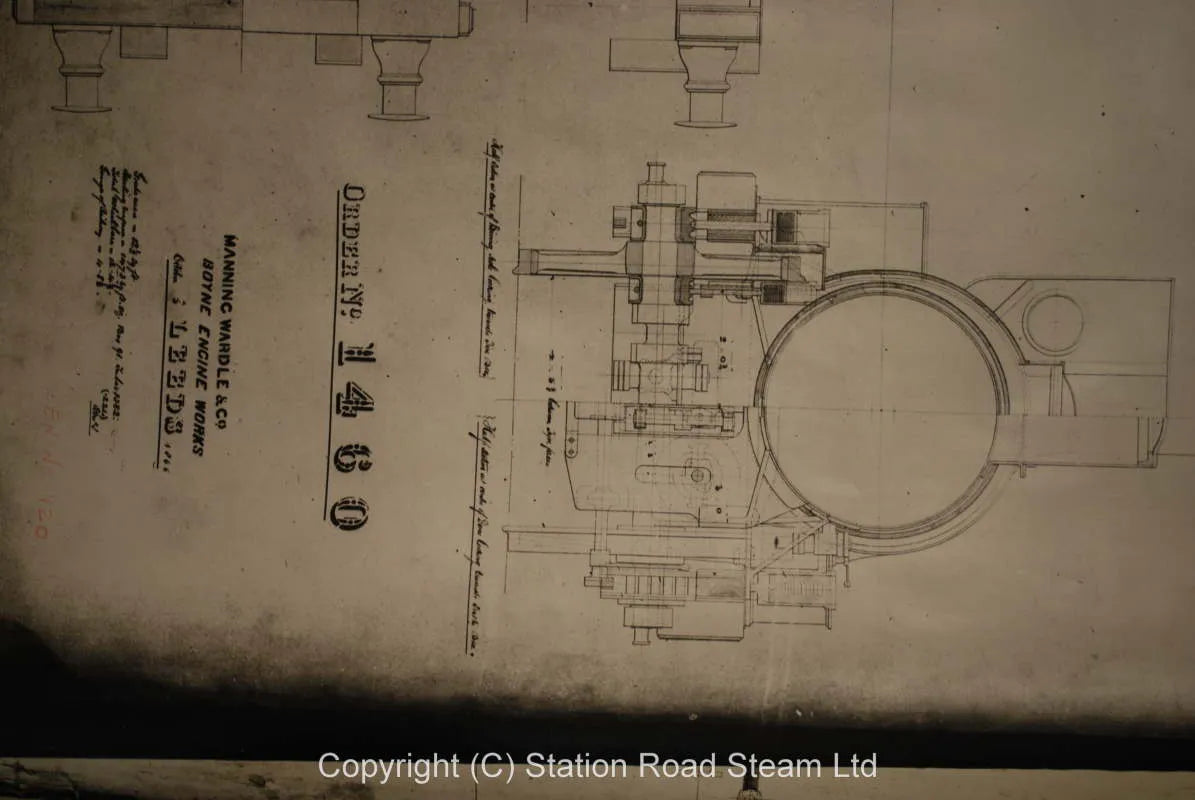 Large quantity works drawings, South African locomotives etc