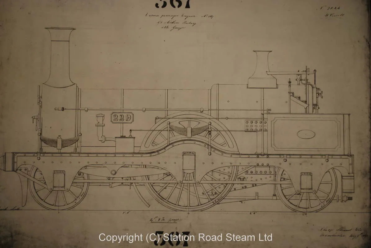 Large quantity works drawings, South African locomotives etc