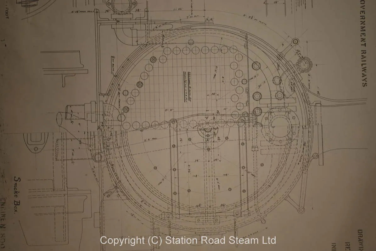Large quantity works drawings, South African locomotives etc