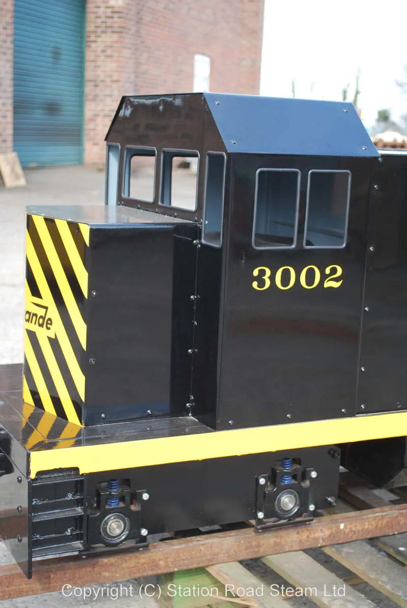 7 1/4 inch gauge bogie battery electric locomotive