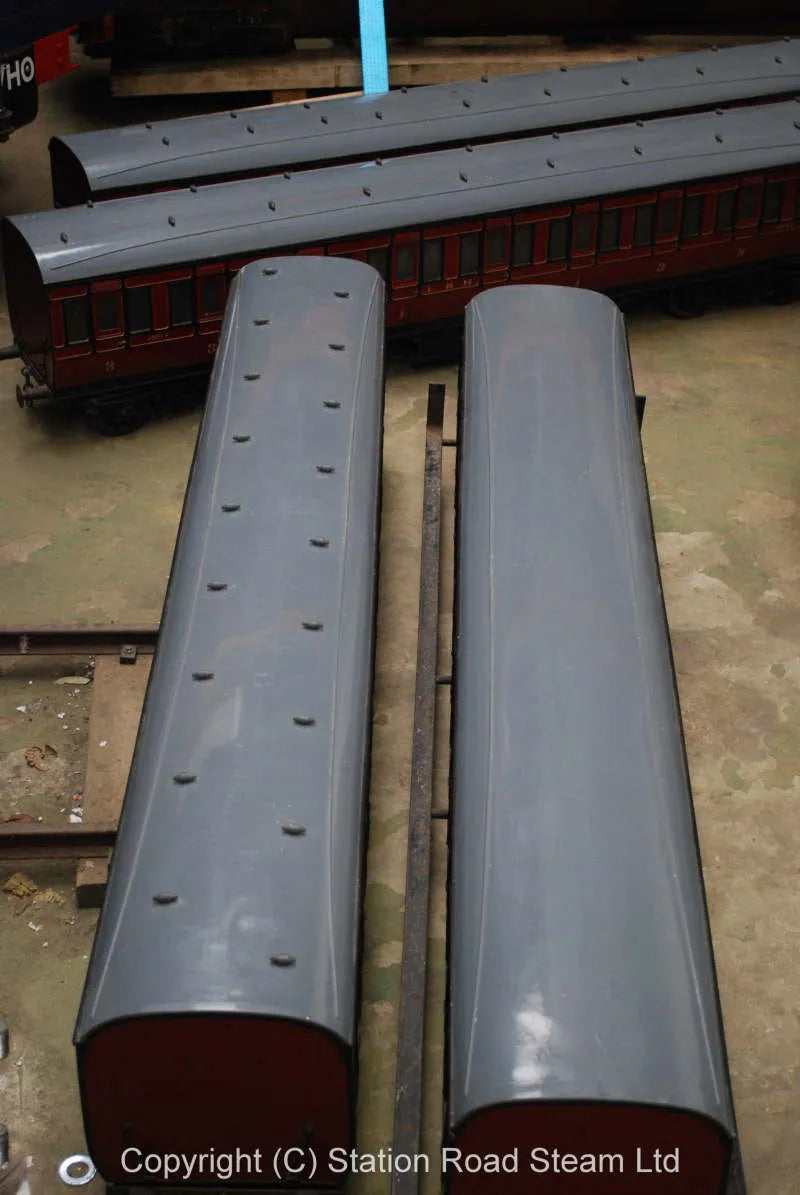 Four 5 inch gauge Aristocraft LMS coaches