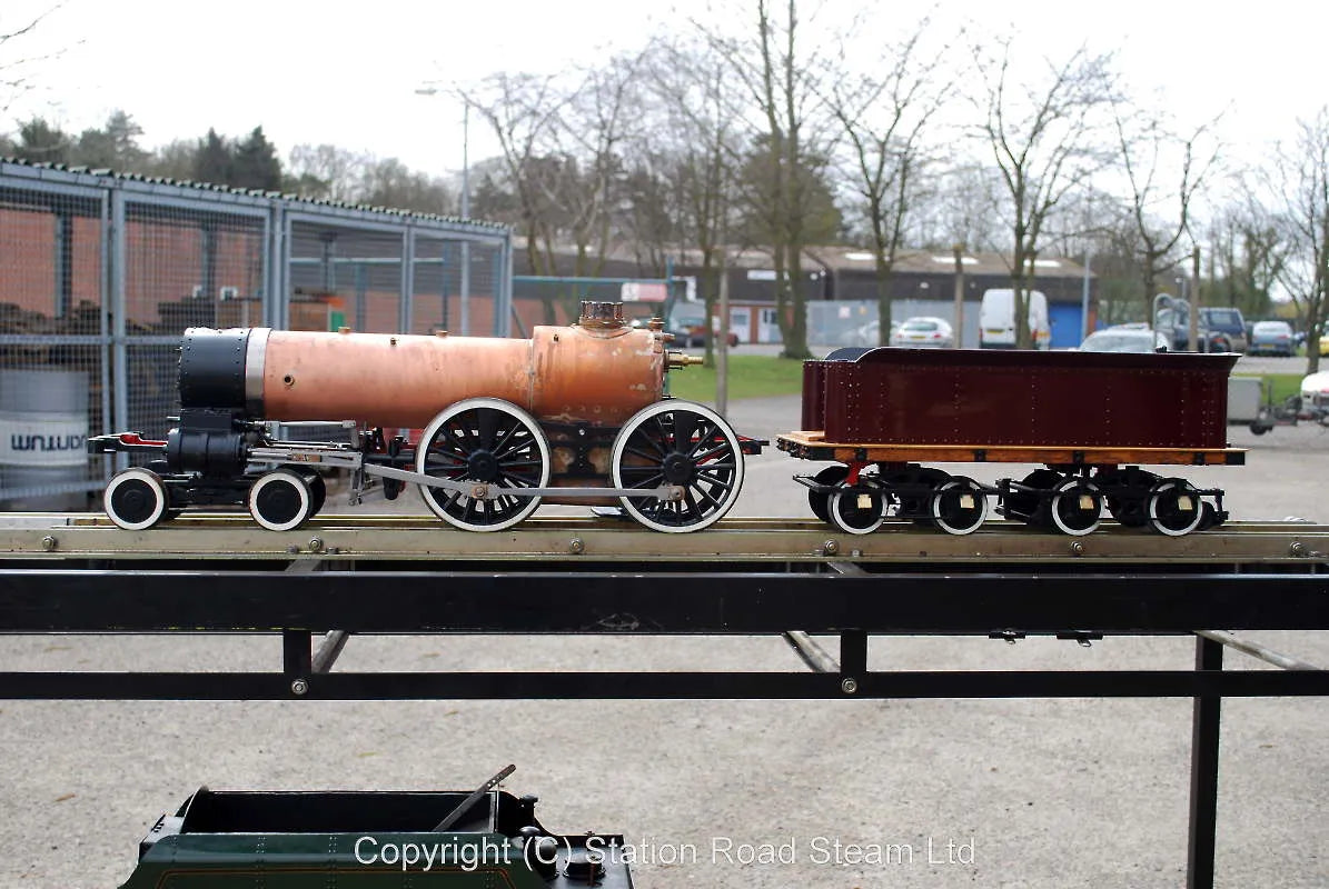 5 inch gauge part-built American 4-4-0