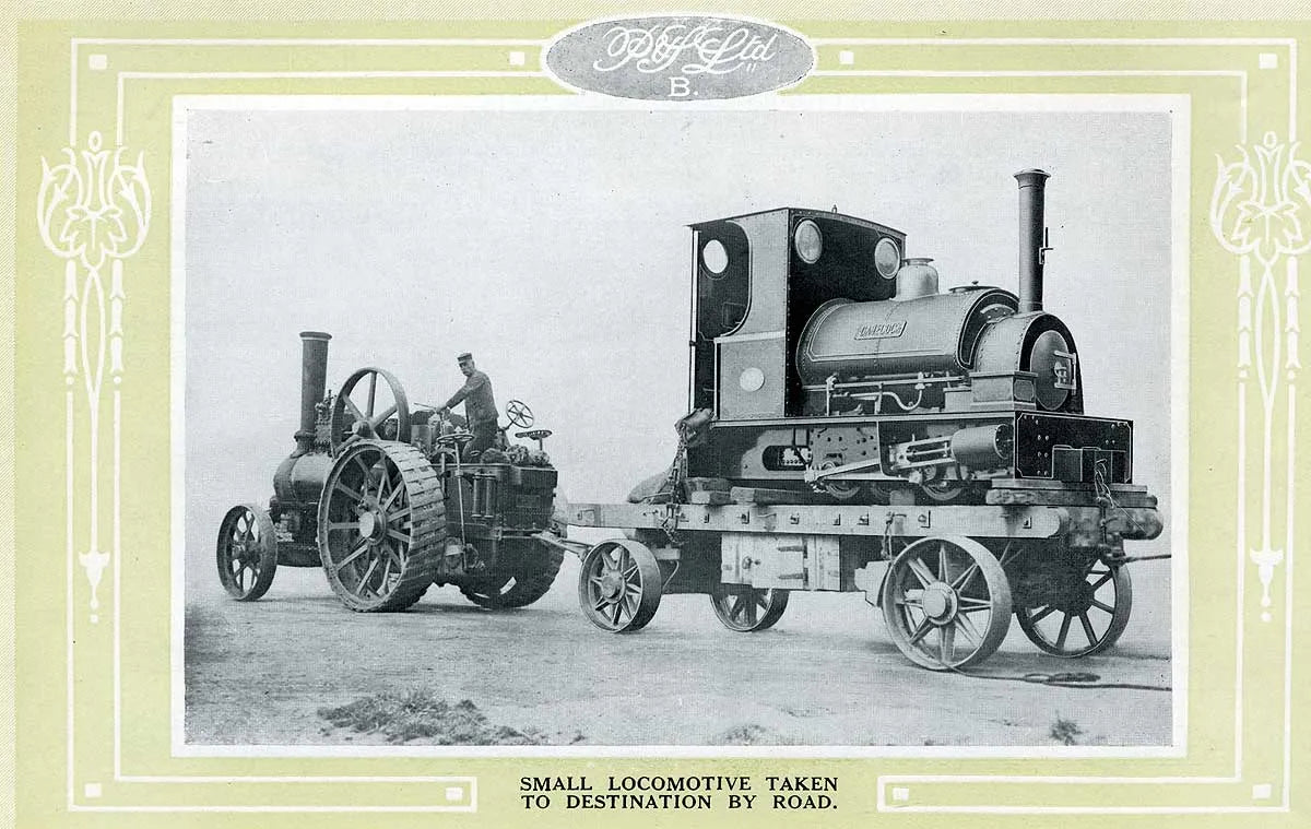 5 inch gauge Peckett "Gamecock" 0-4-0T