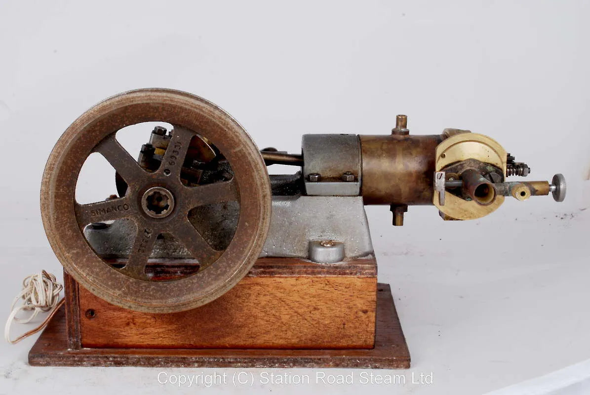 Old open crank IC engine